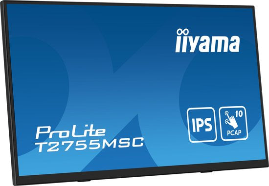 iiyama ProLite T2755MSC-B1 – 27 inch Full HD IPS Touchscreen Monitor (10-punt)