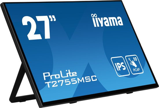 iiyama ProLite T2755MSC-B1 – 27 inch Full HD IPS Touchscreen Monitor (10-punt)